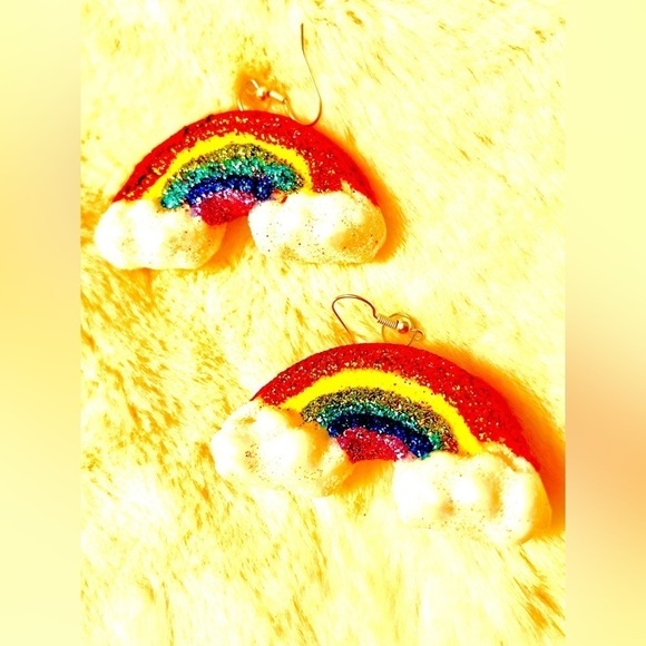 𝅺RAINBOW EARRINGS - Picture 4 of 4